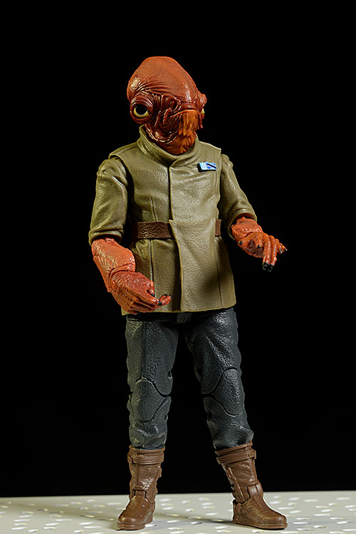 Admiral Ackbar Star Wars Black action figure by Hasbro