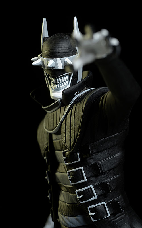 the Batman Who Laughs Black and White statue by DC Collectibles