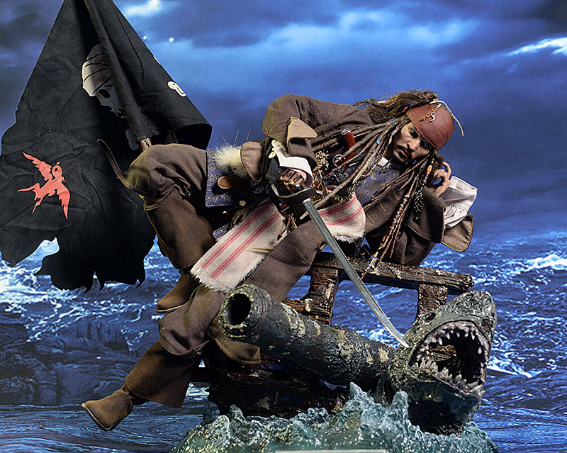 Jack Sparrow Pirates Dead Men Tell No Tales sixth scale action figure by Hot Toys