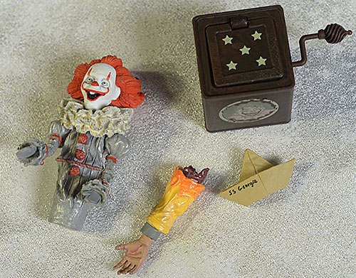 IT Pennywise action figure accesory set by NECA