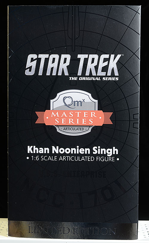Star Trek Khan sixth scale action figure by Qmx