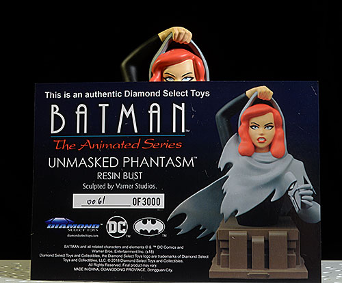 Mask of the Phantasm Batman The Animated Series mini-bust by Diamond Select Toys