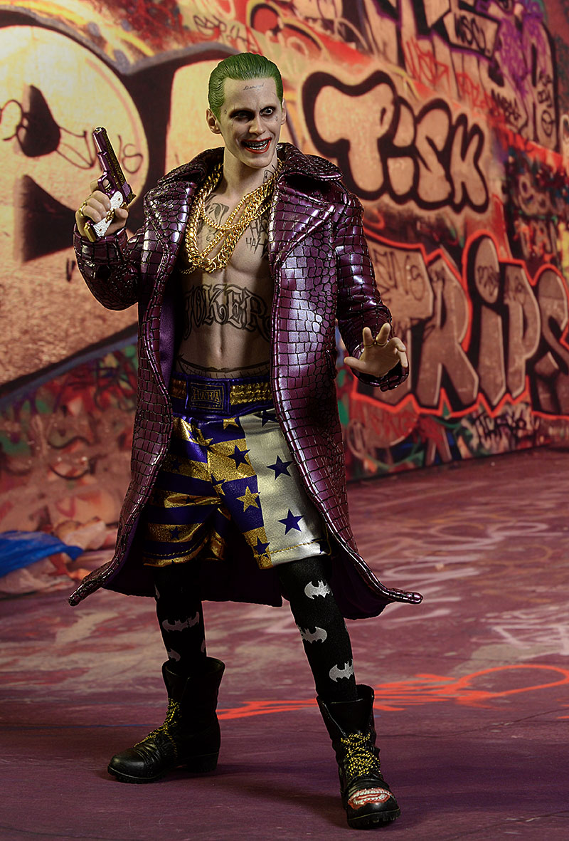 Suicide Squad Joker Purple Coat Deluxe action figure by Hot Toys