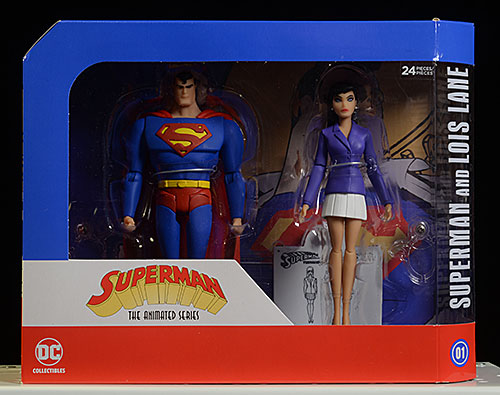 Superman, Lois Lane Animated Series action figures by DC Collectibles
